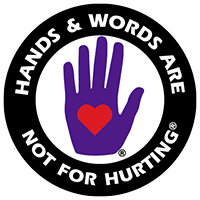 Hands & Words Are Not For Hurting Project ® Logo